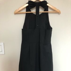 Kate Spade Black Bow Back Dress - size 4